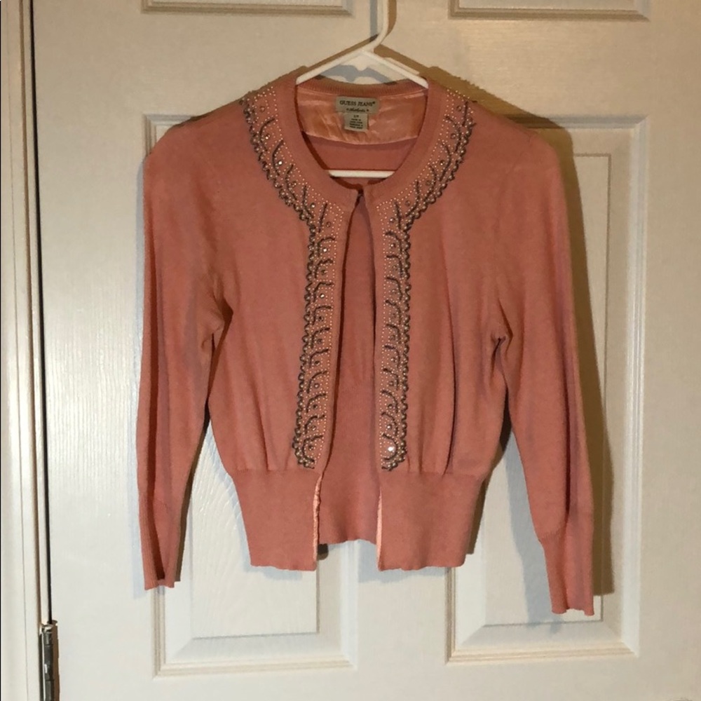 Guess jeweled cardigan